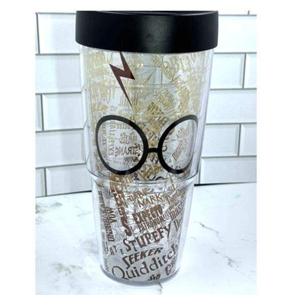 Harry Potter 24oz Tumbler Hot/Cold Mischief Managed & I Solemnly Swear - Picture 2 of 8